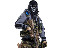 Саймон "Гоуст" Райли (Призрак, Ghost, Call of Duty Modern Warfare II) КОЛЛЕКЦИОННАЯ ФИГУРКА 1/6 scale END WAR GHOST (FS-73033) - FLAGSET