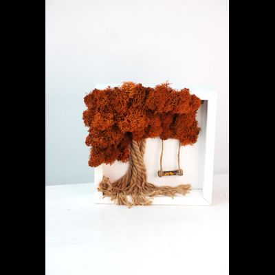 Новогодняя эко-картина № 1181