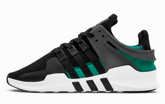 Adidas Equipment Черные с зеленым (36-45) Арт. 348F-A