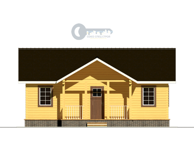 Б-24 ГАБАРИТНЫЕ РАЗМЕРЫ: (6Х9М) 1 ЭТАЖ, ОБЩАЯ ПЛОЩАДЬ: 60М²