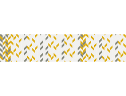 SF 34 ШЕВРОН Глянцевая стеновая панель  2800х610х6мм ALBICO