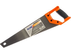 Ножовка по дереву 400мм универс. заточка, 7 з/д закал. 2-компон. рук. "Runex Сlassic""