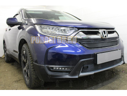 Защита радиатора Honda CR-V V 2016- black низ