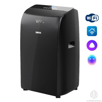 Кондиционер мобильный Zanussi Massimo Solar ZACM-12 NYK/N1 Black