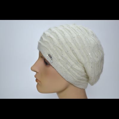 Vizio Италия 1353 берет белый осень зима 2024 - 2025