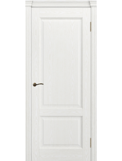 Межкомнатная Дверь Кантри-К тон 38 шпон ясень белый