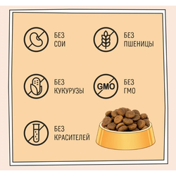 ZILLII Adult Large Breed Корм сухой для взрослых собак крупных пород Индейка с Ягненком  3 кг