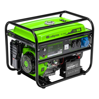 Генератор бензиновый Сибртех БС-6500Э