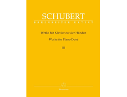 Schubert. Werke für Klavier zu 4 Händen Band 3