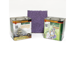 Комплект для декора и гидрофобизации венцов сруба. Фиолетовый.