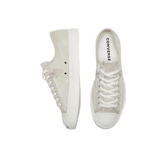 Кеды Converse Jack Purcell Faux Fur Lined leather кожаные белые низкие