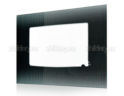 Стекло внешнее GEFEST 1100, черное (598x417) с термоуказателем