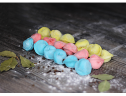 Пельмени цветные