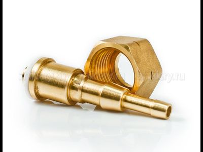 Гайка-штуцер универсальная, на баллонный вентиль