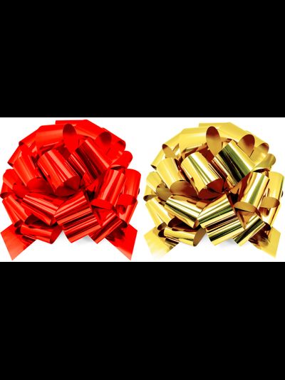 Бант 36 см, Металлик, МИКС