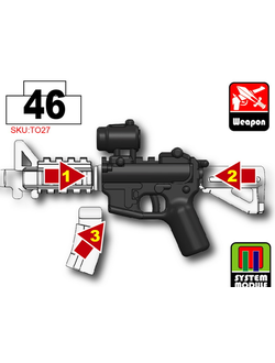 М4 - основа с оптикой, перламутровый черный