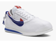 Nike Cortez Forrest Gump (Белые) сбоку