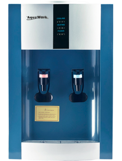Кулер для воды Aqua Work 16-TD/EN синий, с нагревом и электронным охлаждением