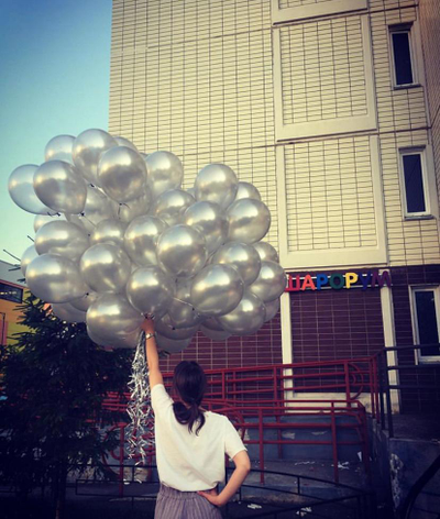 Шары металлик Серебро / шт