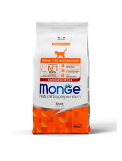 Корм для котят Monge (Монж) с уткой 0.4 кг
