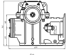 Редуктор РЧЛ-160х30 V=1,0 м/с 1 вал 0501.02.01.000 МЛЗ (правый, левый)