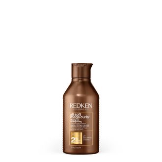 Redken All Soft Mega Curls Shampoo Увлажняющий шампунь для сухих вьющихся волос, 300 мл