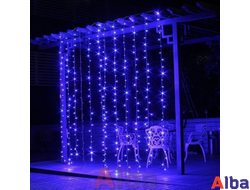 Занавес 2*1.5 м, СИНИЙ, IP65, мерцание