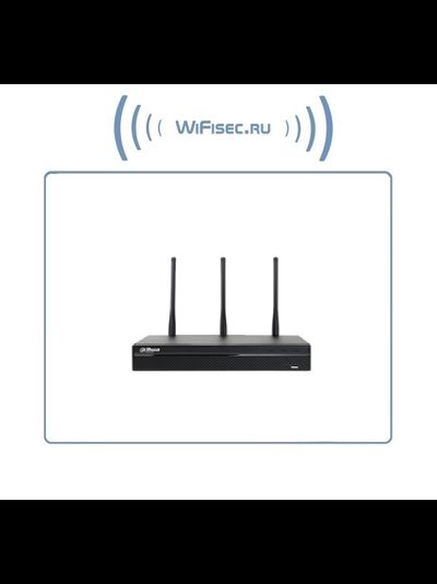 DaHua, 4-х канальный IP видеорегистратор c модулем WiFi. с отсеком для 1 HDD до 6 Тб.
