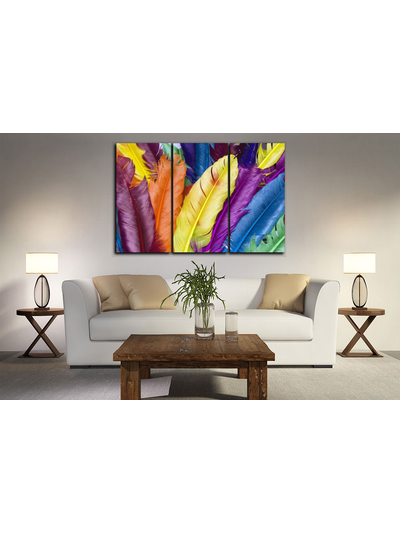 Модульная картина "Перья"