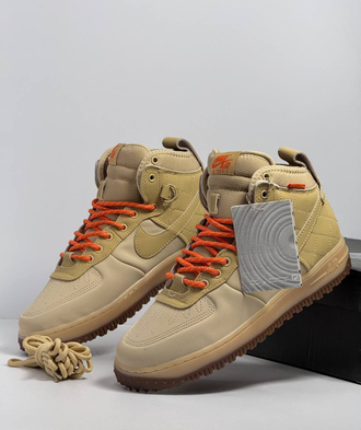 Nike Air Force 1 Duckboot Grain Starfish с мехом