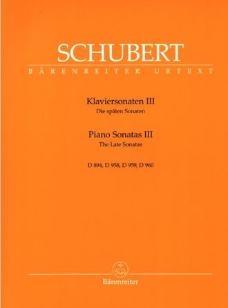 Schubert. Sonaten Band 3 für Klavier