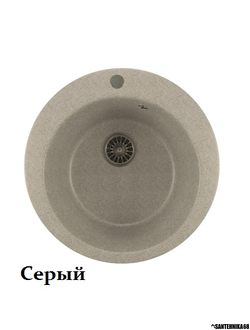 Мойка из мрамора Mixline ML-GM13 круглая