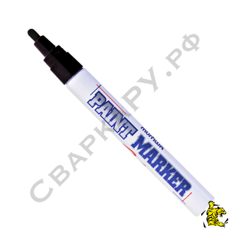 Маркер-краска промышленный Munhwa черный 4мм