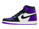 Nike Air Jordan Retro 1 High (Фиолетовые с белым)