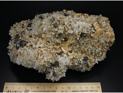 Кварц, Сфалерит (Марматит), Кальцит, Россия, Дальнегорск (180*110*85 мм, 1720 г) №26121