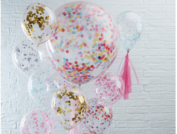 Огромные воздушные шары (гиганты) с конфетти