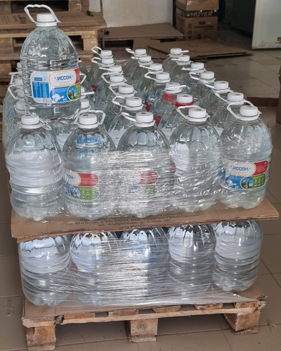 ВОДА ПРИРОДНАЯ ПИТЬЕВАЯ "ИССОН", НЕГАЗИРОВАННАЯ, ПЭТ, 5 литров (модификация 6)