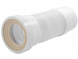 Слив для унитаза 231/500 гибкий с выпуском 110мм Т828-22-MR резин.  [44922]