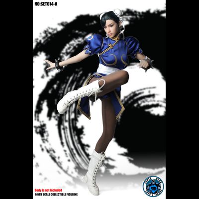 Чун Ли (серия "Street Fighter") - КОЛЛЕКЦИОННАЯ ФИГУРКА 1/6 Cosplay Series - Chinese Fighting Goddess (SET014A + S12D) - SUPER DUCK