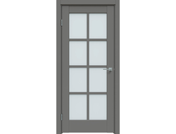 Дверь стекло-решетка Triadoors 636 медиум грей