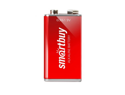 Батарейка алкалиновая Крона SmartBuy 6LR61/1B (12/240) (SBBA-9V01B)