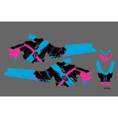 Наклейки на снегоход Polaris Axys 2016 2017 2018 2019 2020 #1816