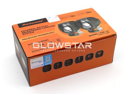 Билед модули Aozoom Y25-01 12V/24V, 35W/45W, универсальное крепление (комплект, 2шт)