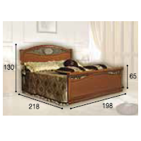 Кровать "ferro" с изножьем 180х200 см