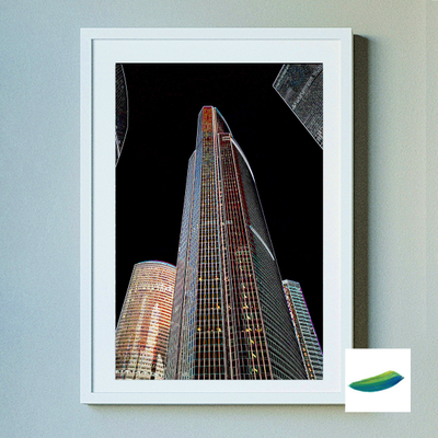 Постеры  из коллекции «Москва Сити» -  «Башня «Меркурий», «Башня «Эволюция» и «Башня «Евразия»