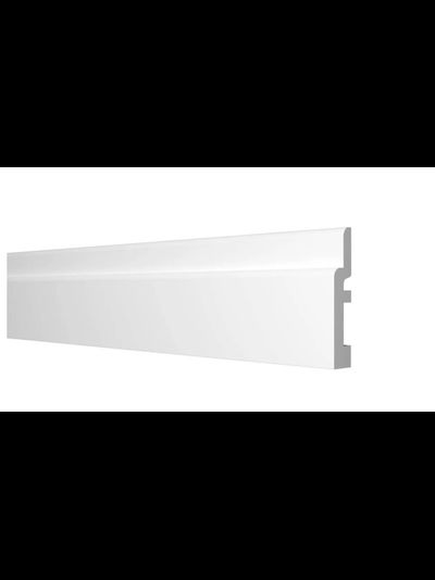 Напольный плинтус Decor-Dizayn DD703, для покраски, влагостойкий, ударопрочный, 2 метра