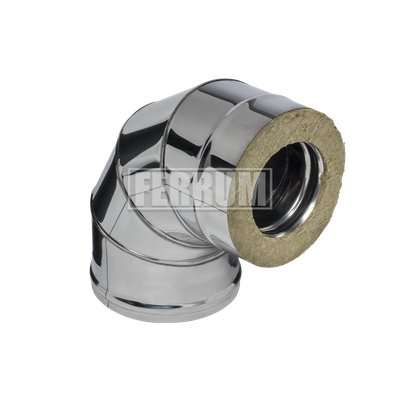 Сэндвич-колено 90 (430/1,0мм + нерж.) D 150х210 Ferrum