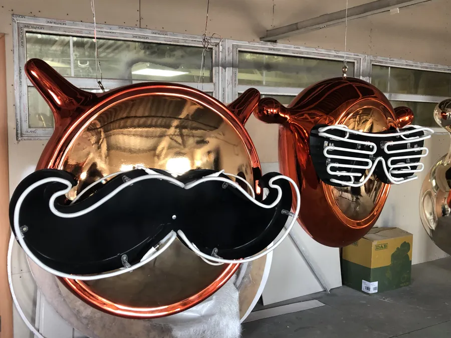 Оформление детского кафе скульптурами из пластика