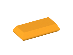 Minifigure, Utensil Ingot / Bar, Bright Light Orange (99563 / 6236454)