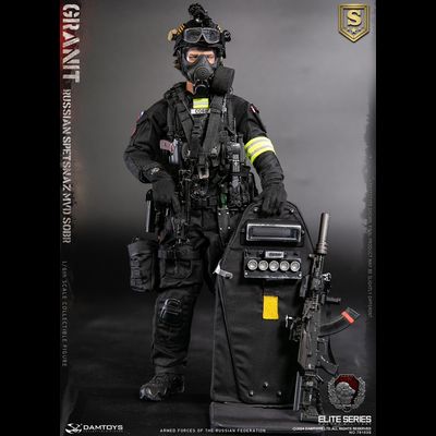 Спецназ МВД СОБР &quot;Гранит&quot; (специальная версия) - Коллекционная ФИГУРКА 1/6 RUSSIAN SPETSNAZ MVD SOBR GRANIT SPECIAL EDITION (78103S) - DAMTOYS